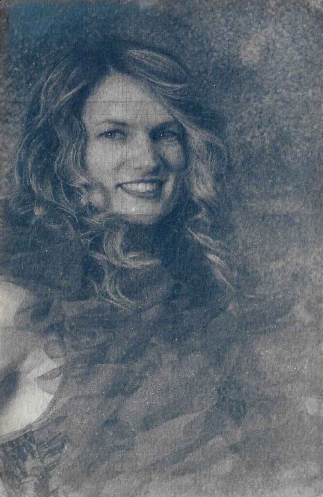 Cyanotype con viraggio al caffè.